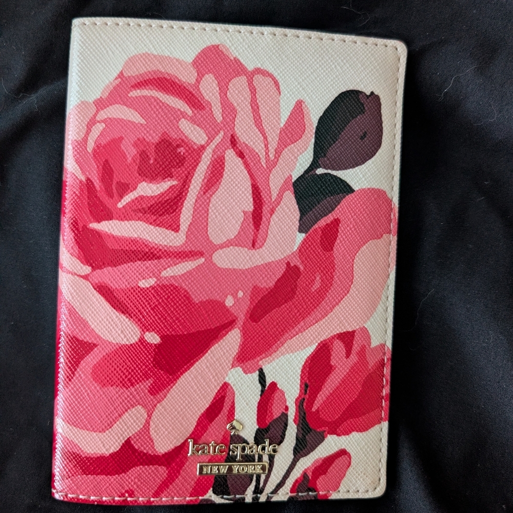 Kate Spade Rose Passport Holder